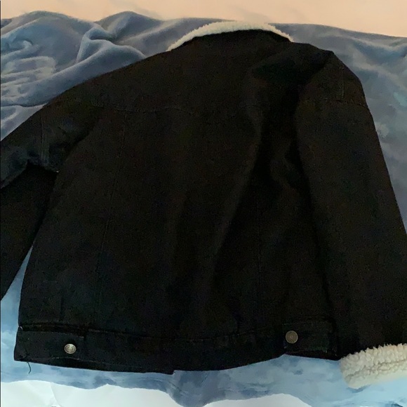 black jean jacket - Picture 3 of 4